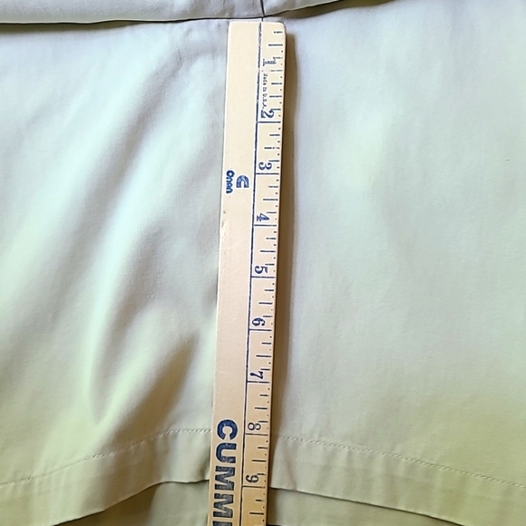 Daniel Bishop Shorts Men's 38 Tan Cotton Blend Flat Front Stay Tucked Waistband - Picture 8 of 9